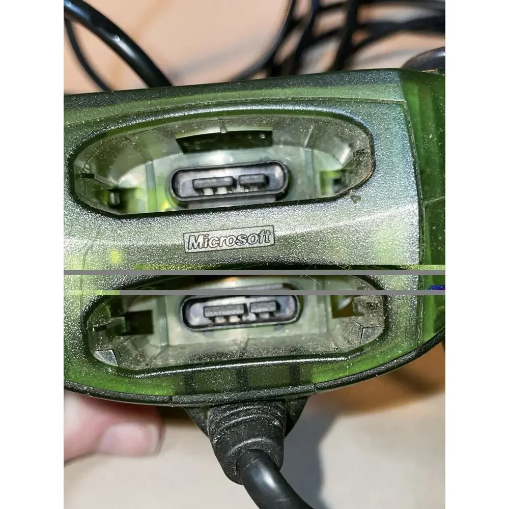 XBox Controller S Translucent Halo Green X09-64240-01 Untested
